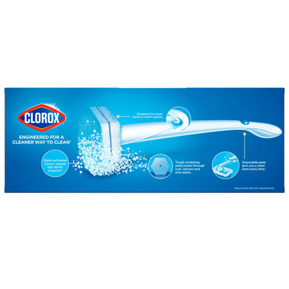 Clorox® Toilet Bowl Cleaner Disinfecting Refill Pads Blue / White, 3 Inch, Sponge Head (1223962_PK)