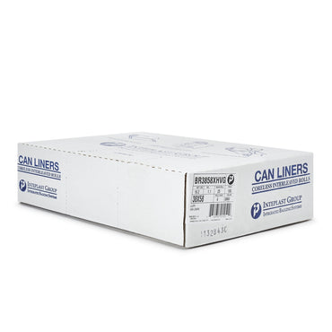 McKesson Trash Bag 45 gal. Gray LLDPE 1.1 mil 38 X 58 Inch Star Seal Bottom Coreless Roll (1137651_CS)