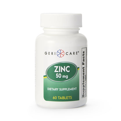 Geri-Care® Mineral Supplement Zinc Sulfate 50 mg Strength Tablet 60 per Bottle (852555_BT)