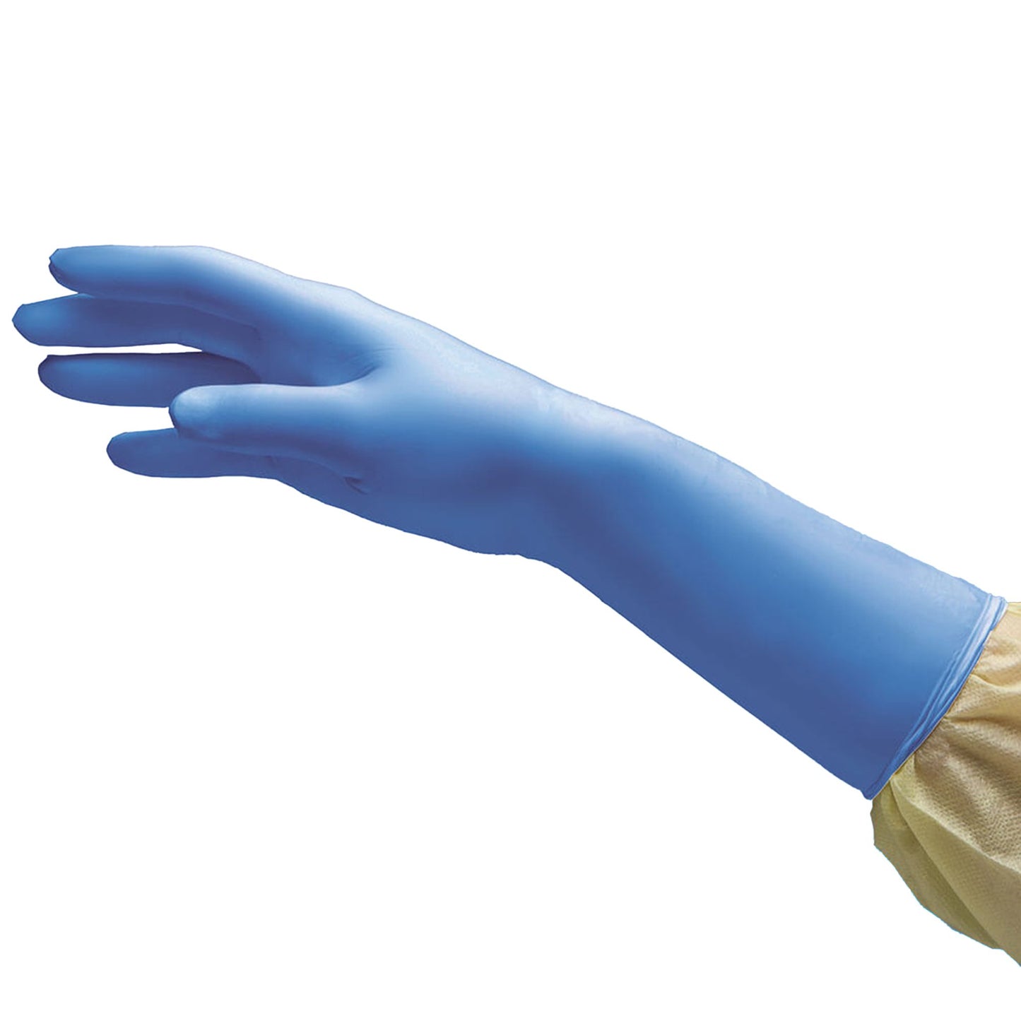 NitriDerm® EC Exam Glove Medium Sterile Pair Nitrile Extended Cuff Length Smooth Blue Chemo Tested (951442_BX)