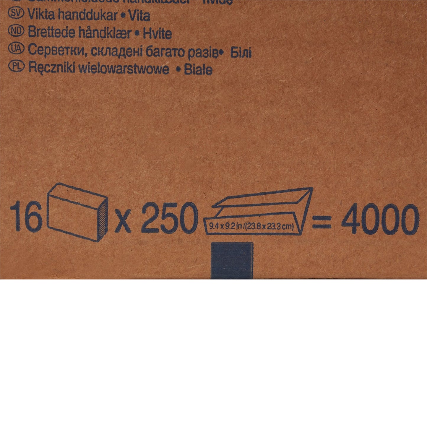Tradition® Paper Towel Multi-Fold 9-1/5 X 9-2/5 Inch (459213_CS)