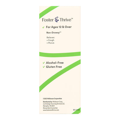 Foster & Thrive™ Cough and Chest Congestion 200 mg - 20 mg / 20 mL Strength Syrup 4 oz. (1238977_EA)