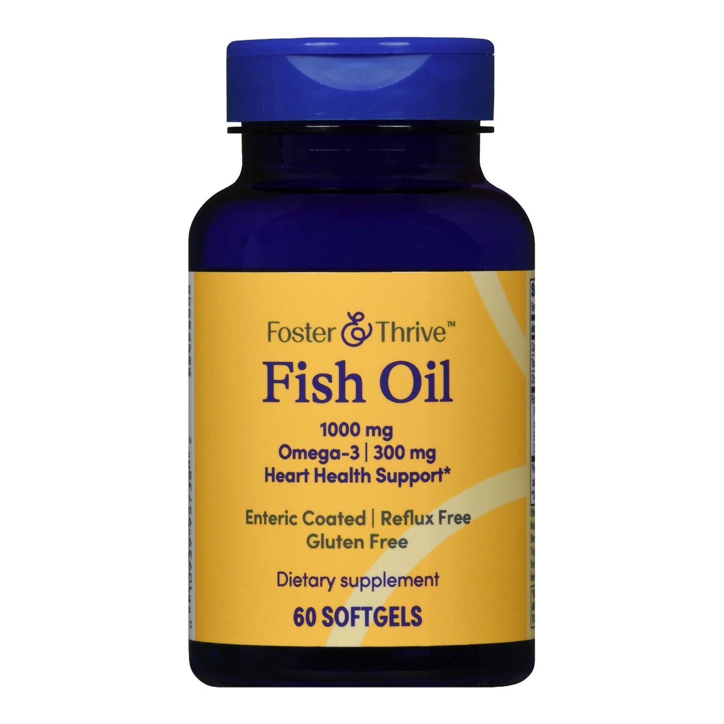 Foster & Thrive™ Omega 3 Supplement Fish Oil 1,000 mg Strength Softgel 60 per Bottle (1238888_BT)