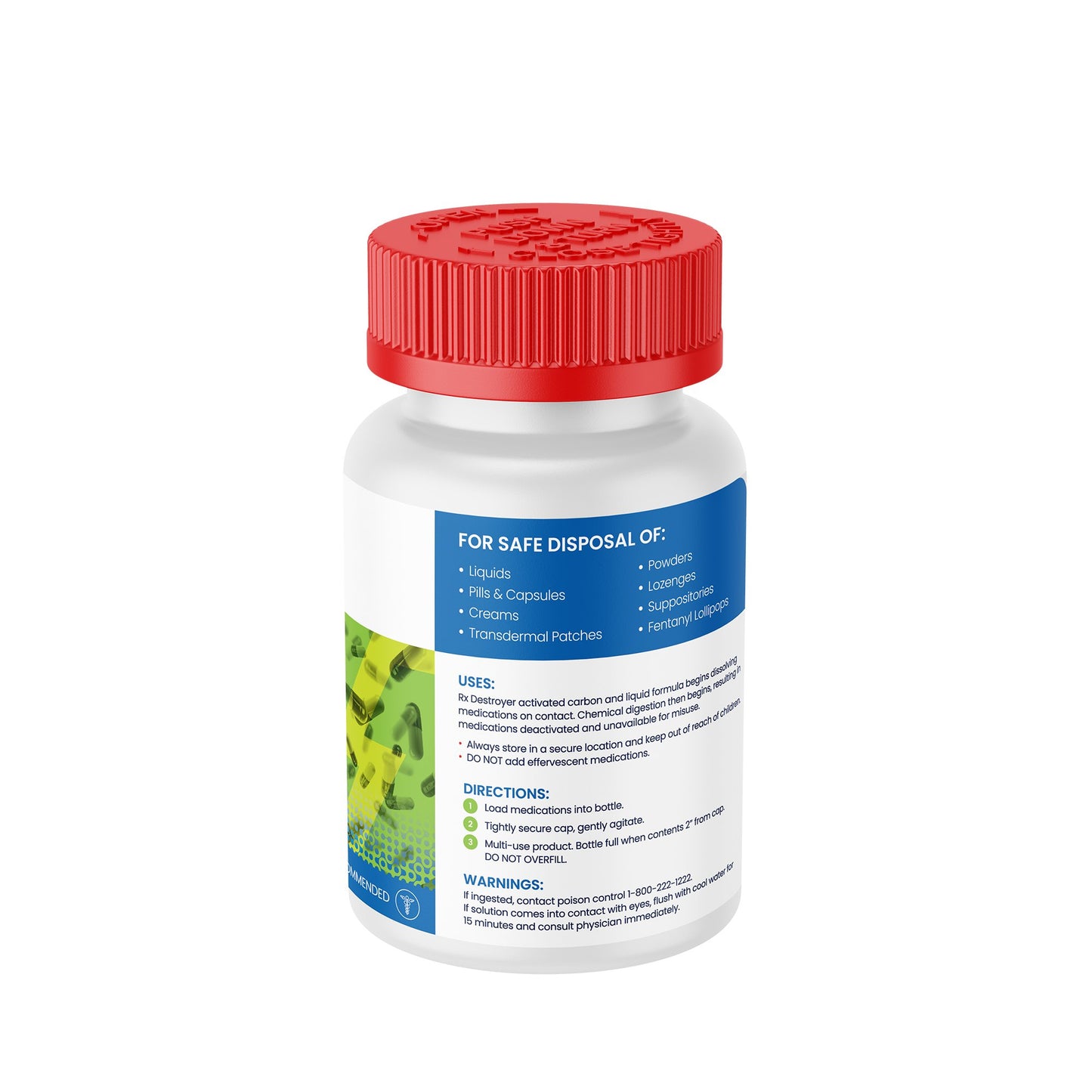 Rx Destroyer™ All-Purpose Drug Disposal System 3 lbs. Carton Weight (1188881_CS)