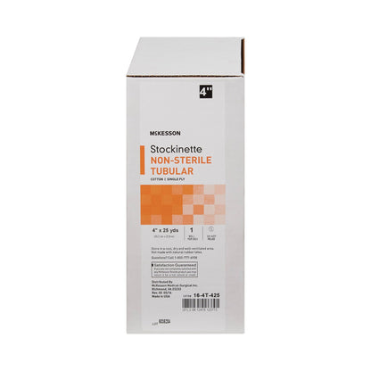 McKesson Stockinette Tubular 4 Inch X 25 Yard Cotton NonSterile (457631_CS)