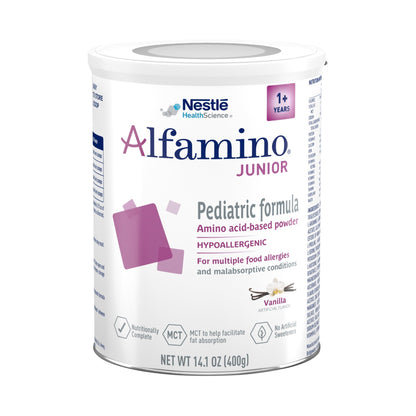 Alfamino® Junior Pediatric Oral Supplement Vanilla Flavor 14.1 oz. Can Powder Amino Acid Food Allergies (1192649_CS)
