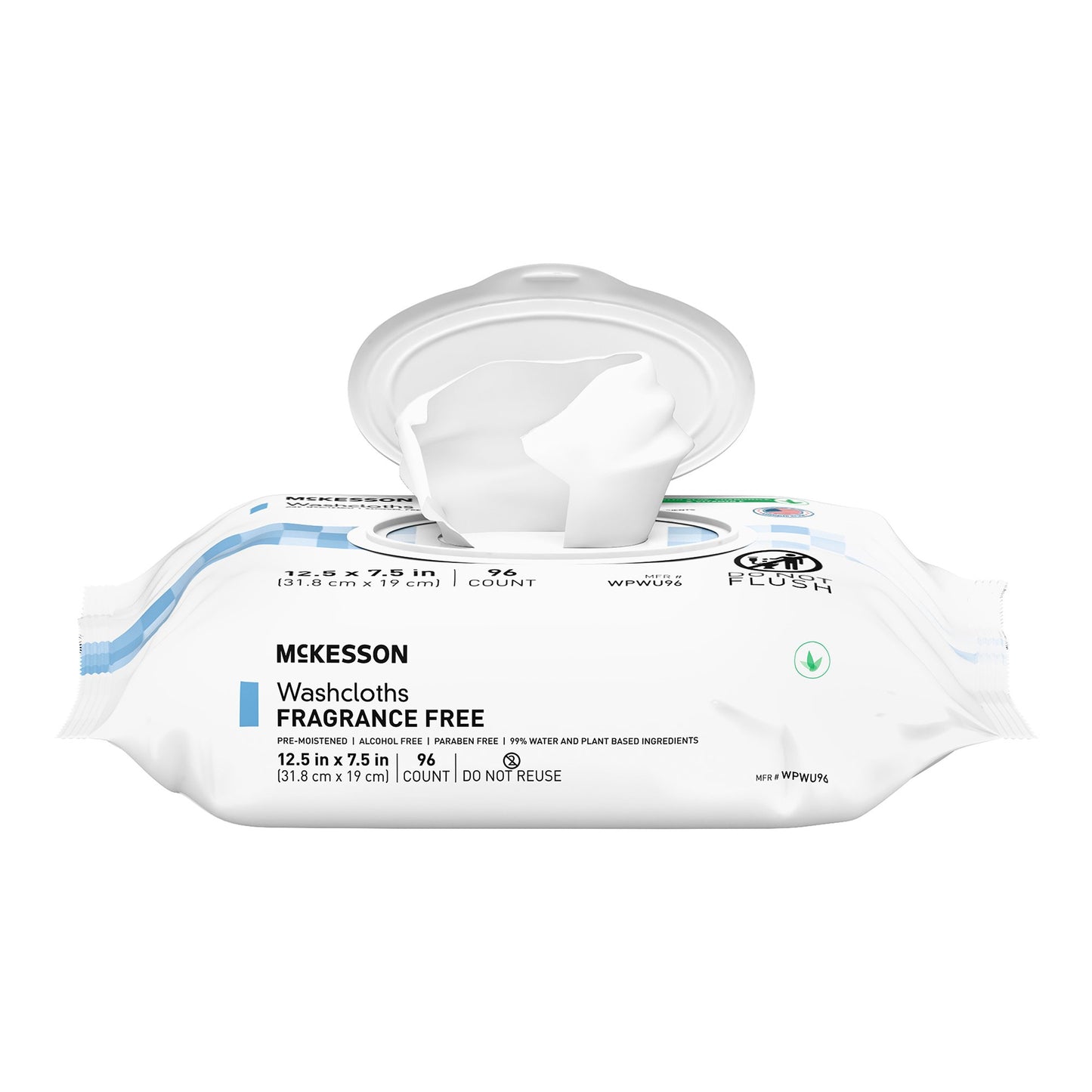 McKesson Personal Cleansing Wipe Soft Pack Unscented 96 Count (1246812_CS)