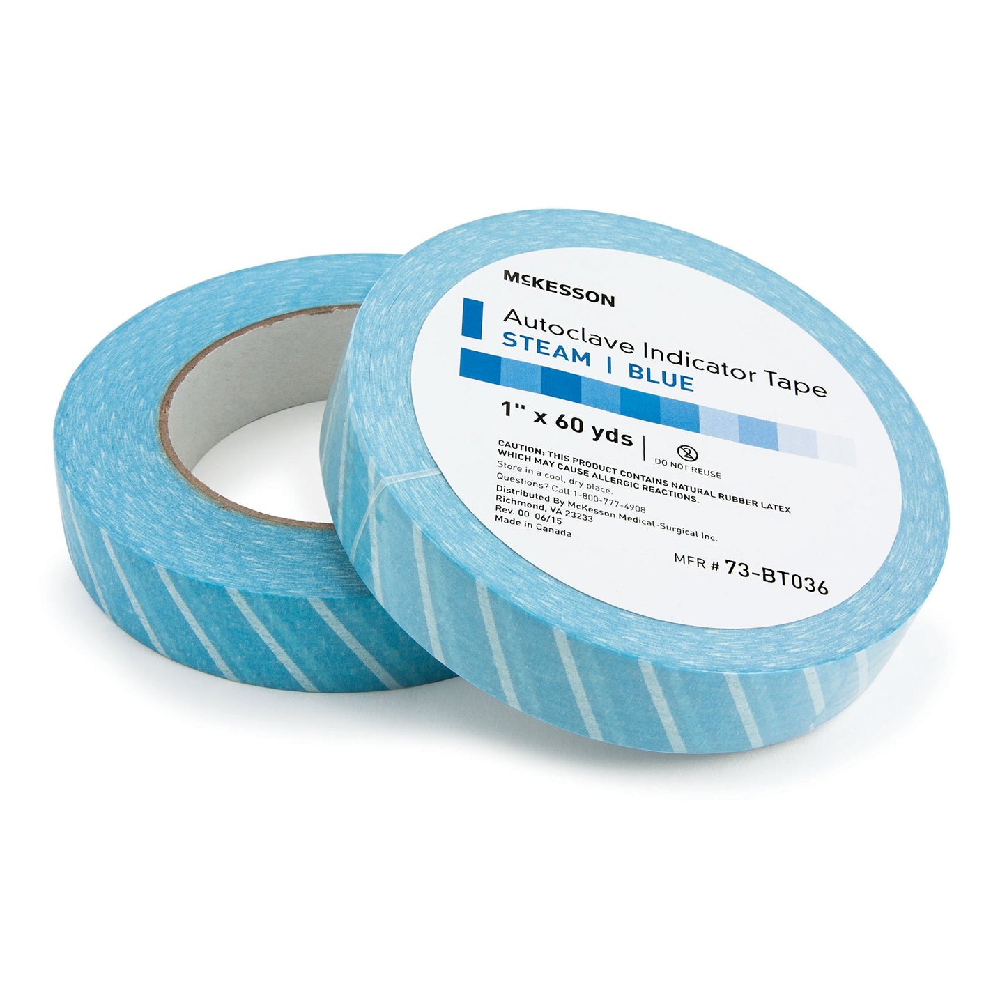 McKesson Steam Indicator Tape 1 Inch X 60 Yard Steam (524891_CS)