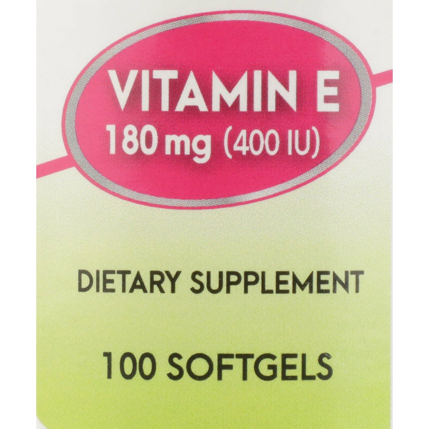 Geri-Care® Vitamin Supplement Vitamin E 400 IU Strength Softgel 100 per Bottle (742181_CS)