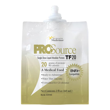 ProSource® TF20 Tube Feeding Formula Unflavored Liquid 60 mL Pouch (1216148_EA)