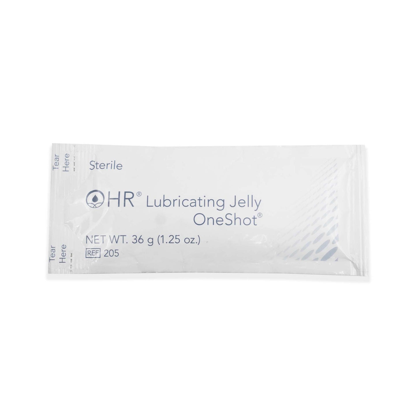 HR® One Shot® Lubricating Jelly 1.25 oz. Individual Packet Sterile (1090105_BX)