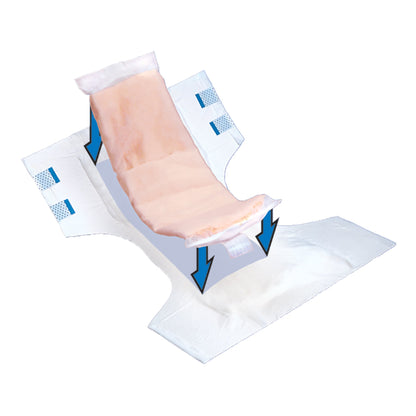 Tranquility® TopLiner™ Booster Pad 4 X 14 Inch Heavy Absorbency Super Absorbent Core Regular (665237_CS)
