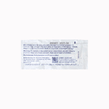 DynaLube Lubricating Jelly 2.7 Gram Individual Packet Sterile (746741_BX)