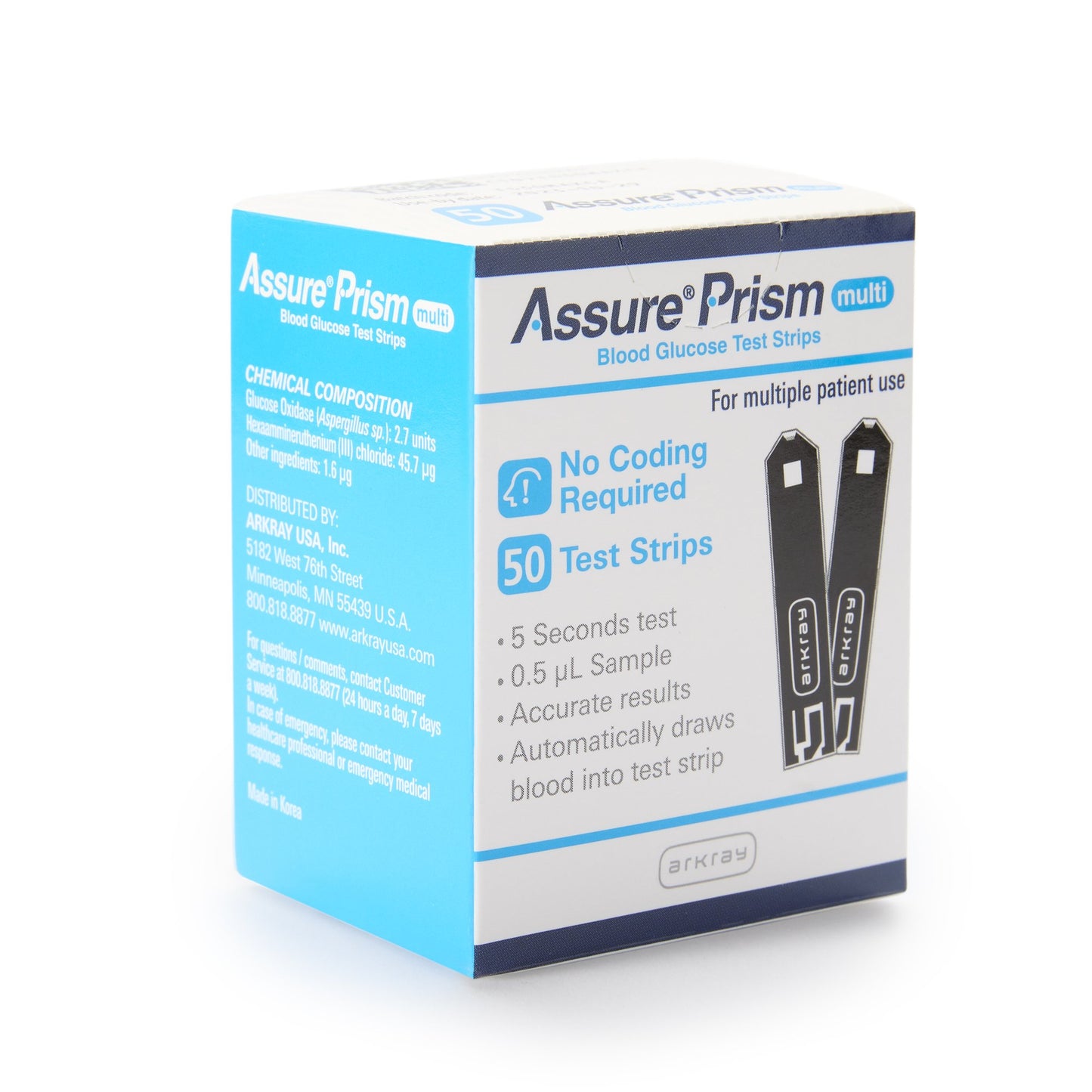 Assure® Blood Glucose Test Strips 50 Strips per Pack (942353_CS)
