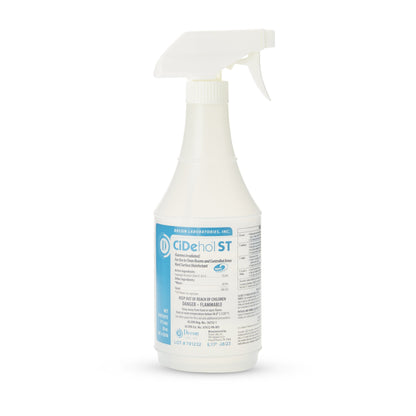 CiDehol® ST Surface Disinfectant Cleaner Alcohol Based Trigger Spray Liquid 16 oz. Bottle Alcohol Scent Sterile (1136512_CS)