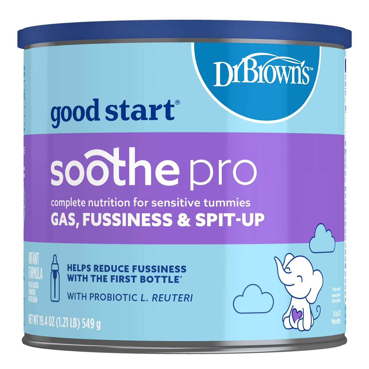 Dr. Brown's™ good start® soothe pro Infant Formula Unflavored 19.4 oz. Can Powder (1256762_CS)