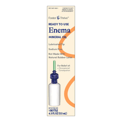 Foster & Thrive® Enema 4.5 oz. 100% Strength Mineral Oil USP (1238981_EA)