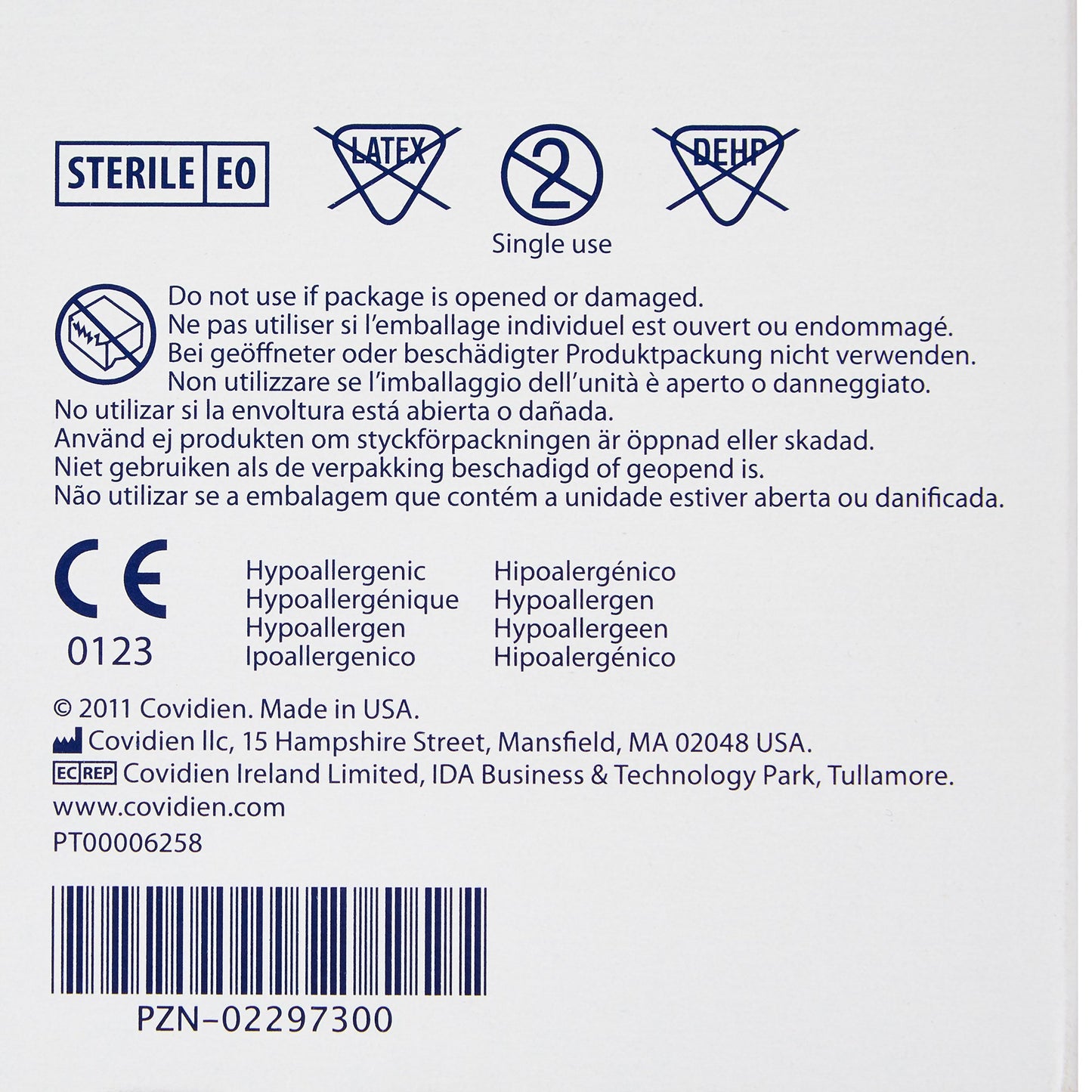 Telfa™ Island Dressing 4 X 10 Inch Rectangle Sterile (317991_BX)