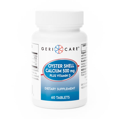 Geri-Care® Joint Health Supplement Oyster Shell 500 mg Strength Tablet 60 per Bottle (774605_CS)