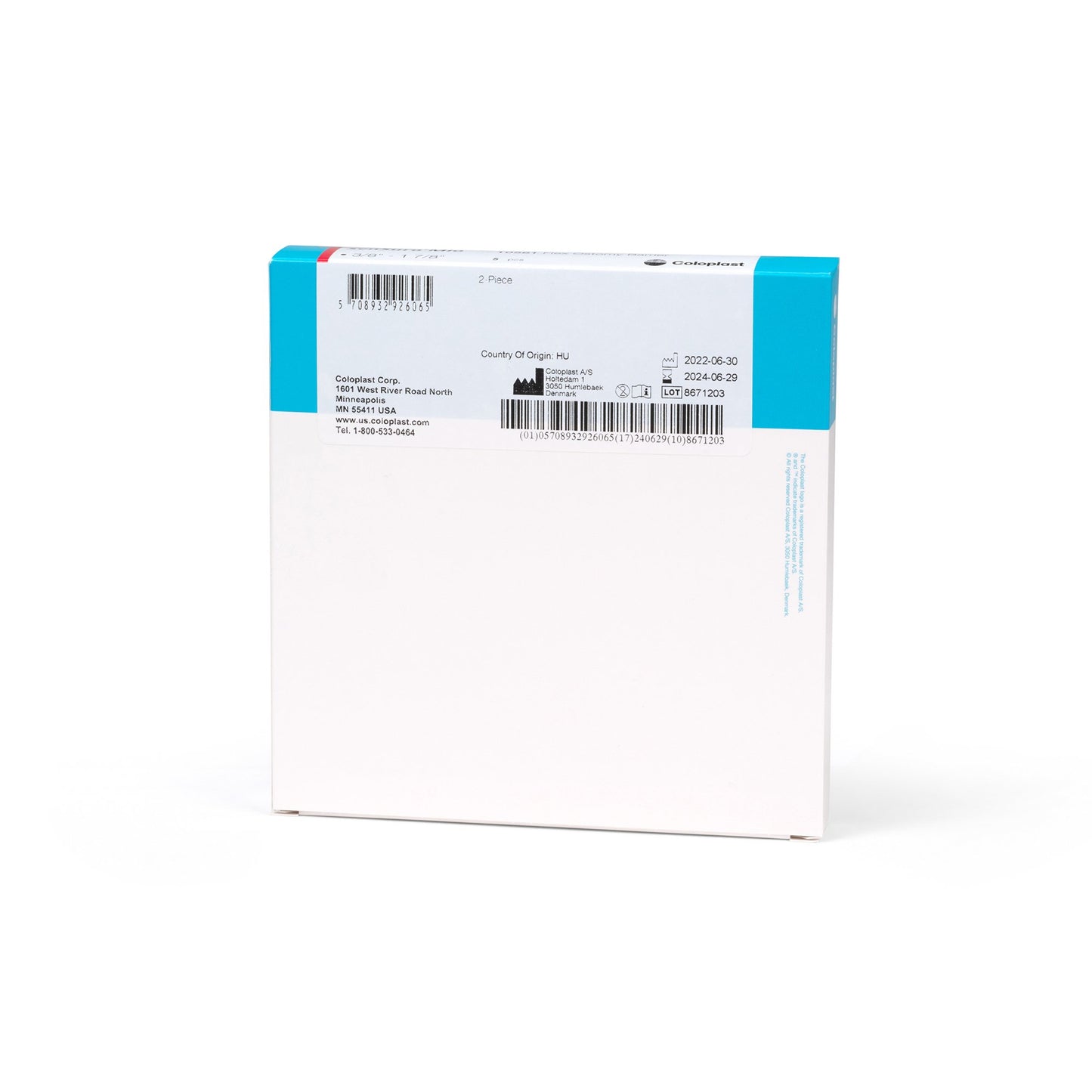 SenSura® Mio Flex Ostomy Barrier Trim to Fit, Extended Wear Elastic Adhesive 50 mm Flange Red Code System 3/8 to 1-7/8 Inch Opening (883901_BX)