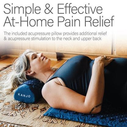 Kanjo Acupressure Mat Set Mat: 17 X 28 Inch / Pillow: 6 X 14 Inch (1236431_ST)