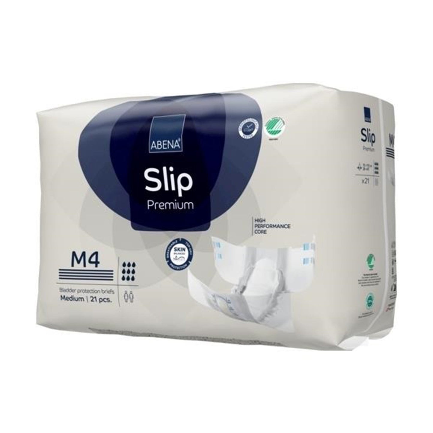 Abena® Slip Premium M4 Unisex Adult Incontinence Brief Medium Disposable Heavy Absorbency (1218203_PK)