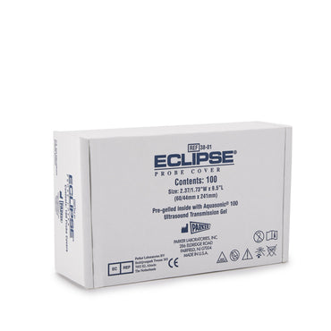 Eclipse® Ultrasound Probe Cover 2-1/2 Inch tapered to 1-3/4 X 9-1/2 Inch Polyisoprene NonSterile Tapered (316682_CS)