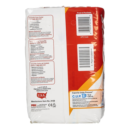 Tranquility® Slimline® Unisex Adult Incontinence Brief Medium Disposable Heavy Absorbency (238454_PK)