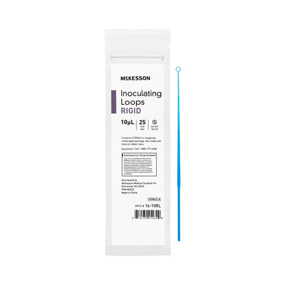 McKesson Inoculating Loop 10 µL Polystyrene Integrated Handle Sterile (1175310_BG)