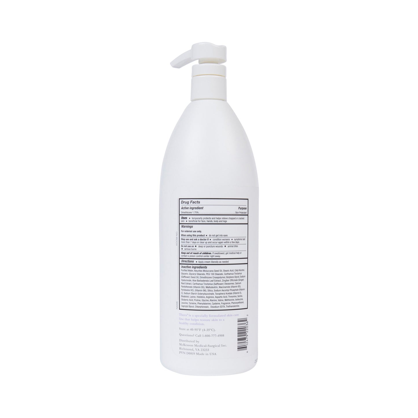 Thera® Hand and Body Moisturizer 32 oz. Pump Bottle Scented Cream CHG Compatible (1049761_BT)
