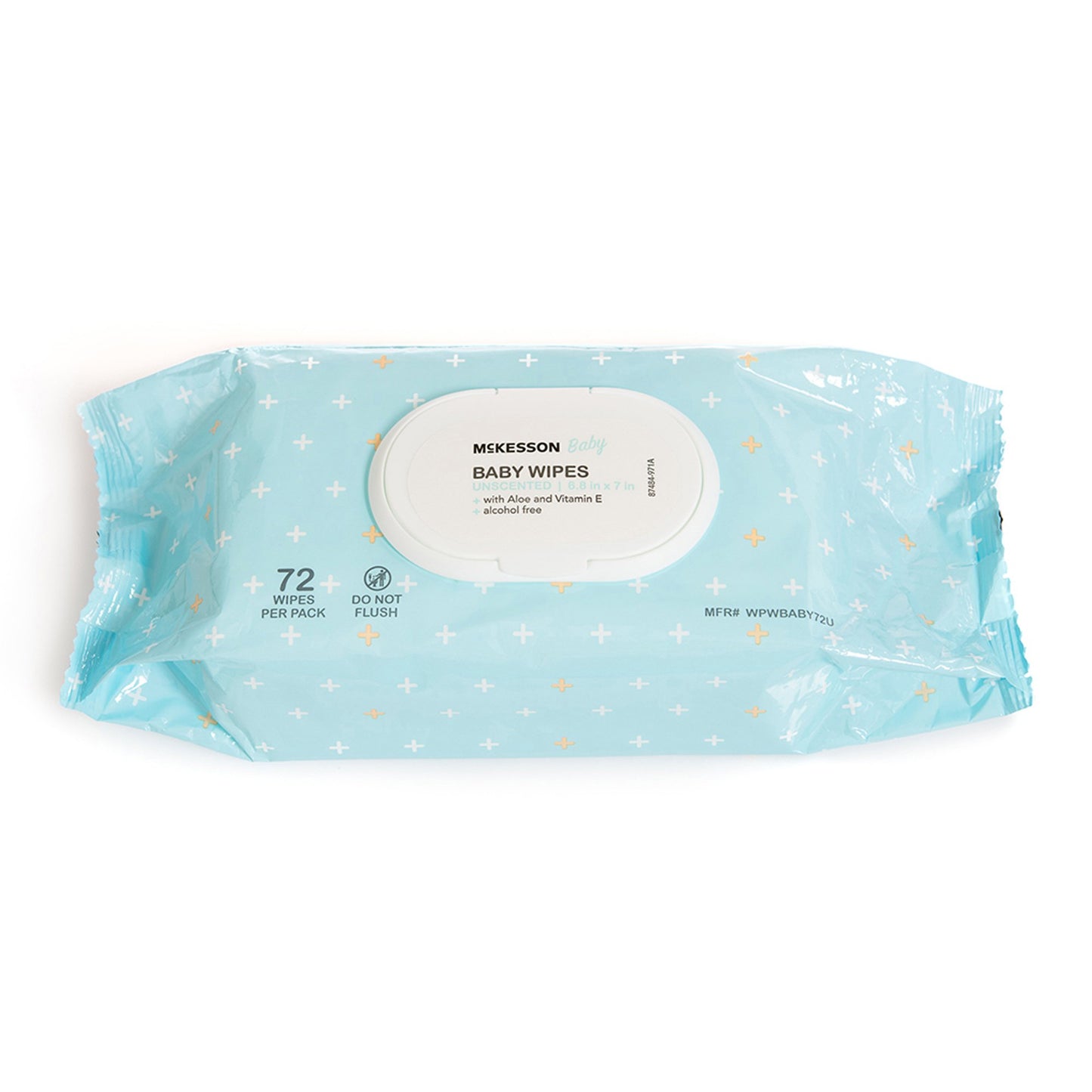 McKesson Baby Wipe Soft Pack Unscented 72 Count (999737_PK)