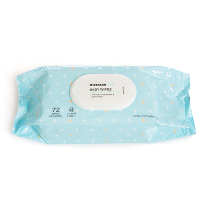 McKesson Baby Wipe Soft Pack Unscented 72 Count (999737_PK)