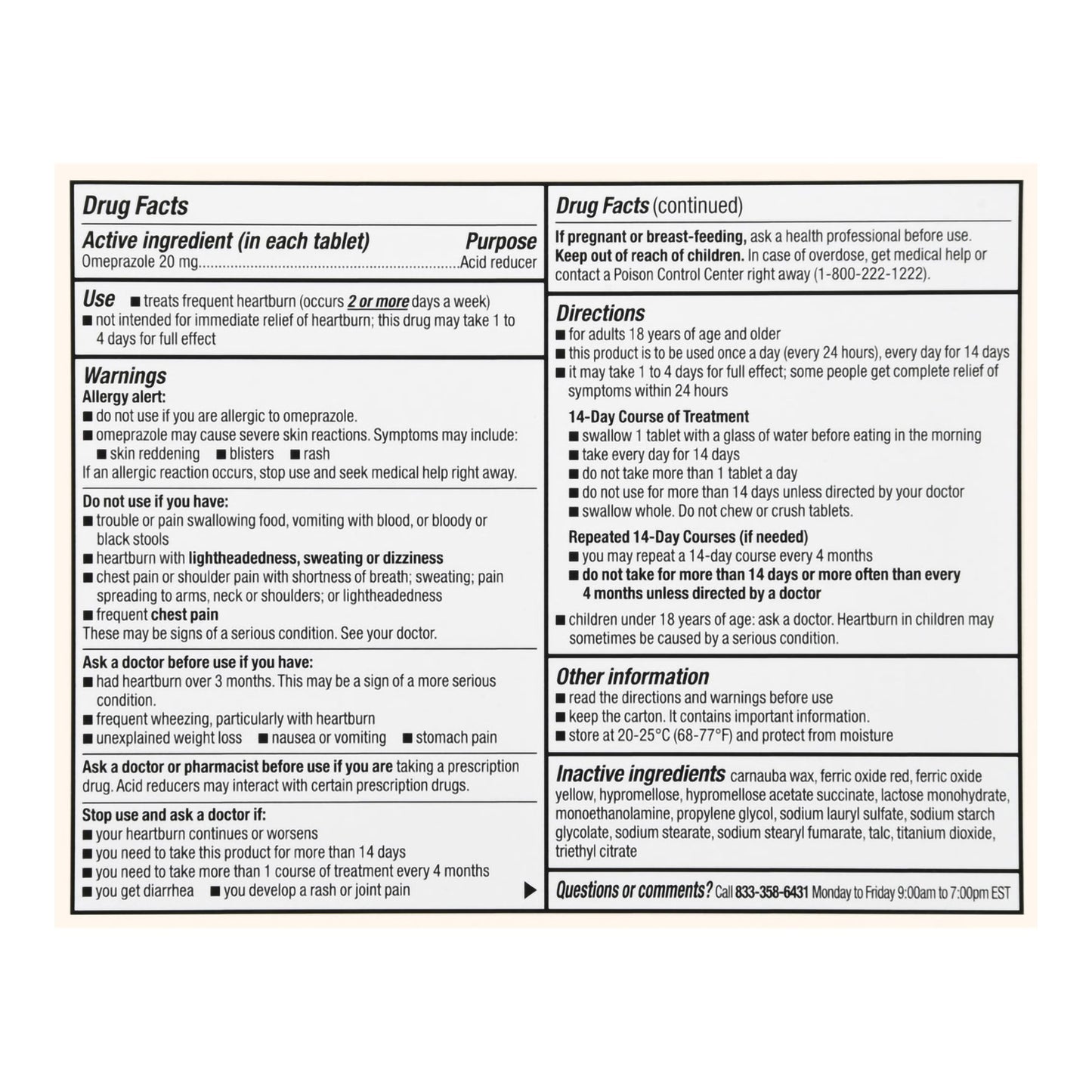 Foster & Thrive™ Antacid 20 mg Strength 20 mg Strength 42 per Box (1238956_BX)