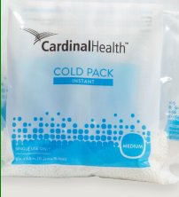 Cardinal Health™ Non-Sweat Instant Cold Pack General Purpose Medium 6 X 6-1/2 Inch Plastic / Ammonium Nitrate / Water Disposable (1051394_CS)