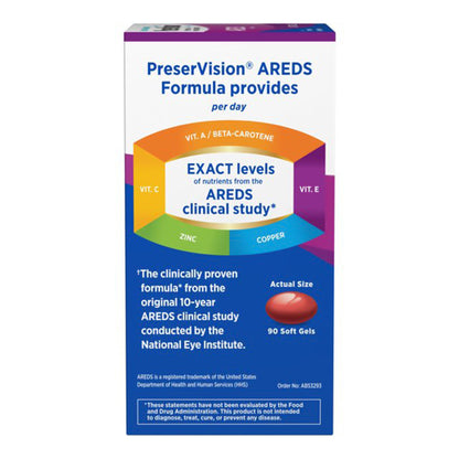 PreserVision® Areds Vitamin Supplement Softgel 100 per Bottle (1231919_BT)