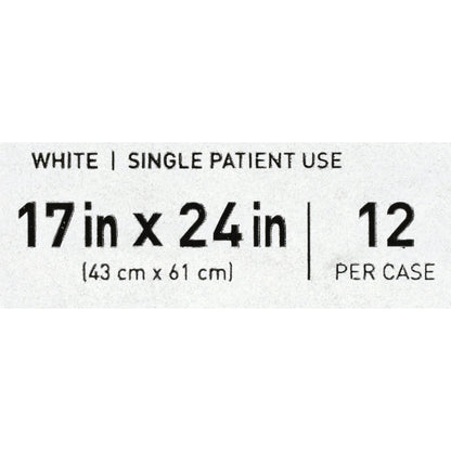 McKesson Bed Pillow 17 X 24 Inch White Single Patient Use (939596_CS)