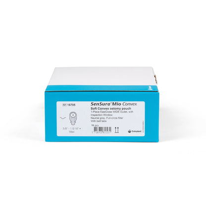 SenSura® Mio Convex Ostomy Pouch One-Piece System 11 Inch Length, Maxi Soft Convex, Trim to Fit 5/8 to 1-5/16 Inch Stoma Drainable (1006193_BX)