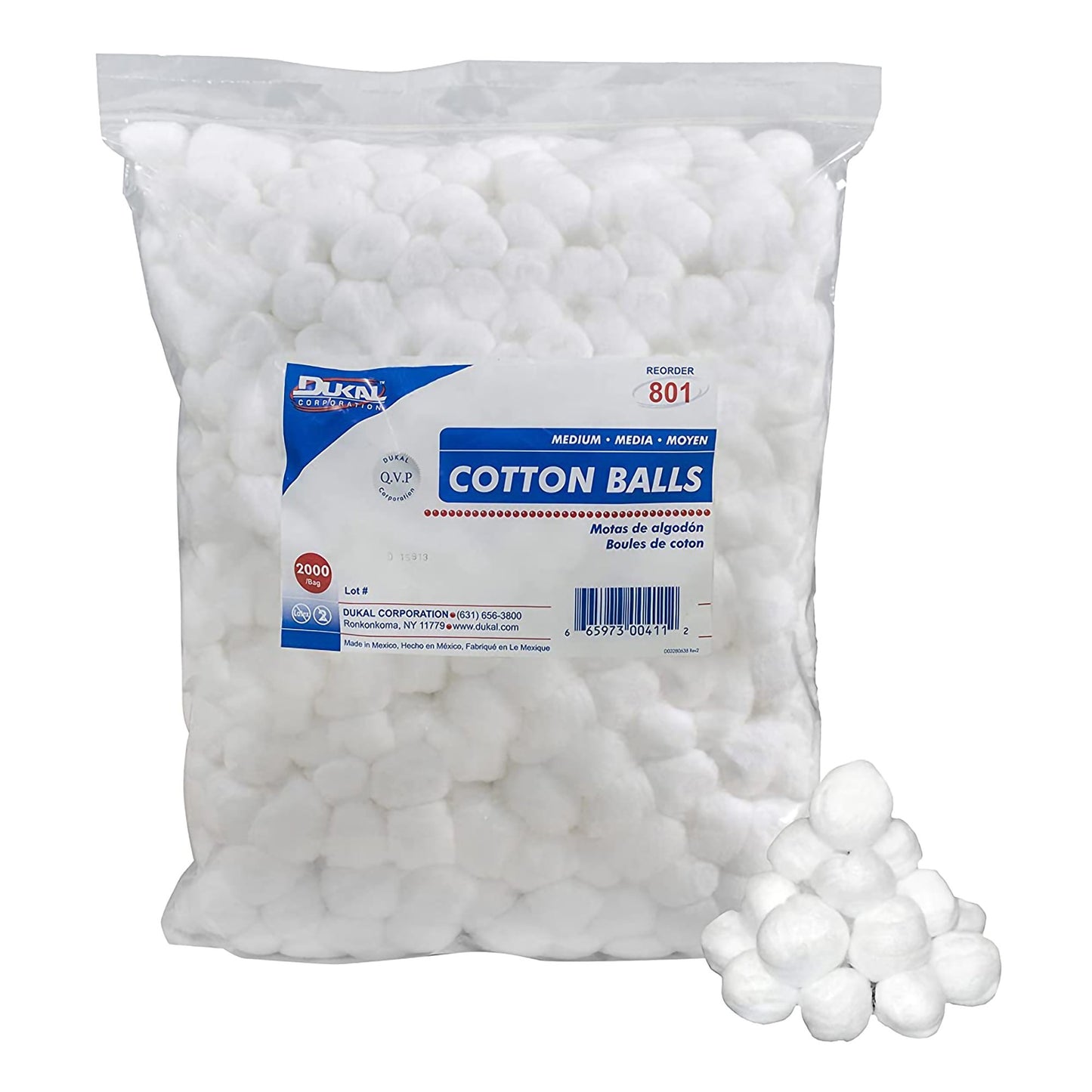 Dukal™ Cotton Ball Medium NonSterile (853568_CS)