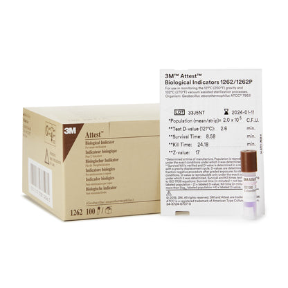 Attest™ Sterilization Biological Indicator Vial Steam (134484_CS)