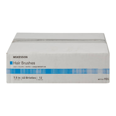 McKesson Hairbrush Plastic Bristles 7.7 Inch (864667_CS)