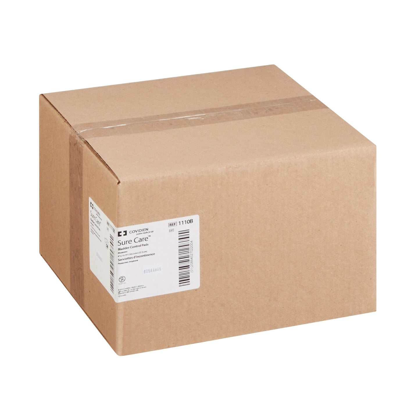 Wings™ Bladder Control Pad 4 X 10-3/4 Inch Moderate Absorbency Polymer Core One Size Fits Most (731673_BG)