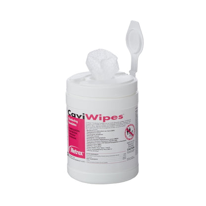 CaviWipes™ Surface Disinfectant Premoistened Alcohol Based Manual Pull Wipe 220 Count Canister Alcohol Scent NonSterile (884611_CS)