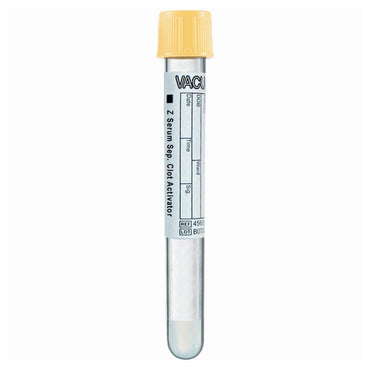VACUETTE® Z Serum Sep Clot Activator Venous Blood Collection Tube Clot Activator / Separator Gel Additive 3.5 mL Pull Cap Polyethylene Terephthalate (PET) Tube (788747_BX)