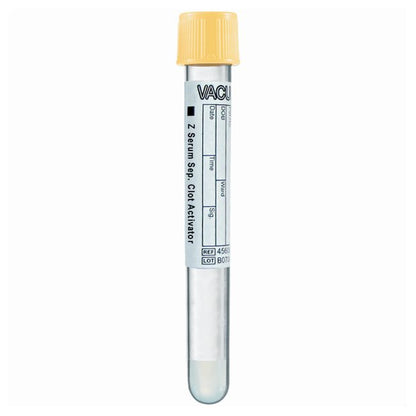 VACUETTE® Z Serum Sep Clot Activator Venous Blood Collection Tube Clot Activator / Separator Gel Additive 3.5 mL Pull Cap Polyethylene Terephthalate (PET) Tube (788747_BX)