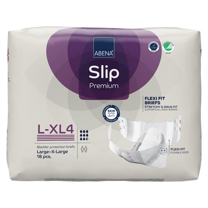 Abena Slip Flexi Fit Unisex Adult Incontinence Brief Large / X-Large Disposable Heavy Absorbency (1246196_PK)