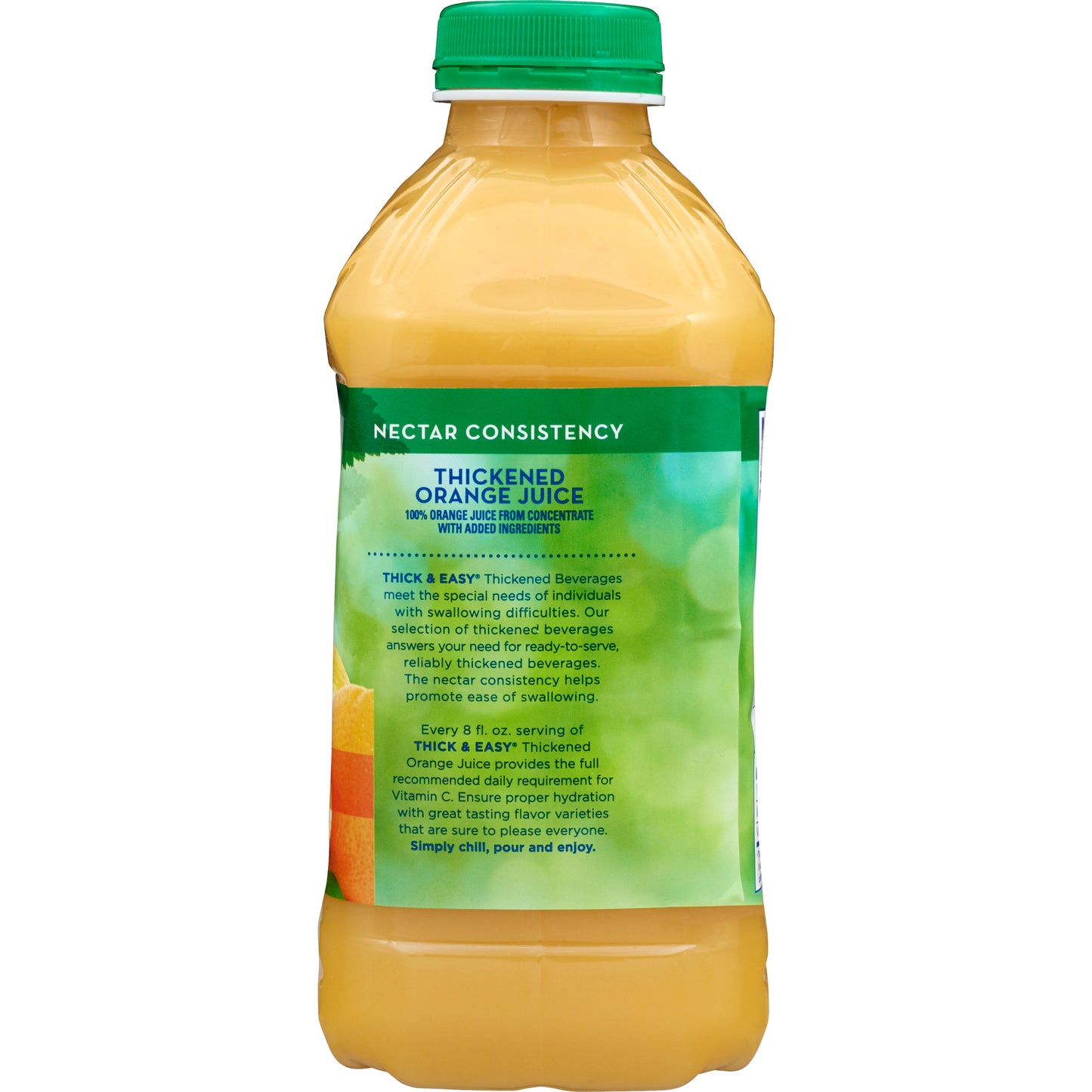 Thick & Easy® Thickened Beverage 46 oz. Bottle Orange Flavor Liquid IDDSI Level 2 Mildly Thick (797171_EA)
