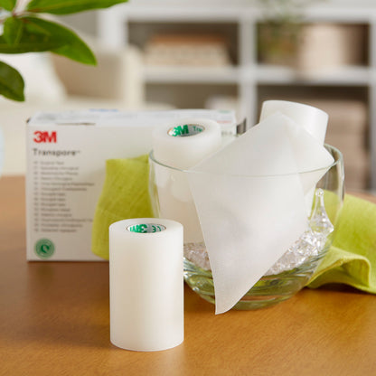 3M™ Transpore™ Medical Tape Transparent 3 Inch X 10 Yard Plastic NonSterile (5765_BX)