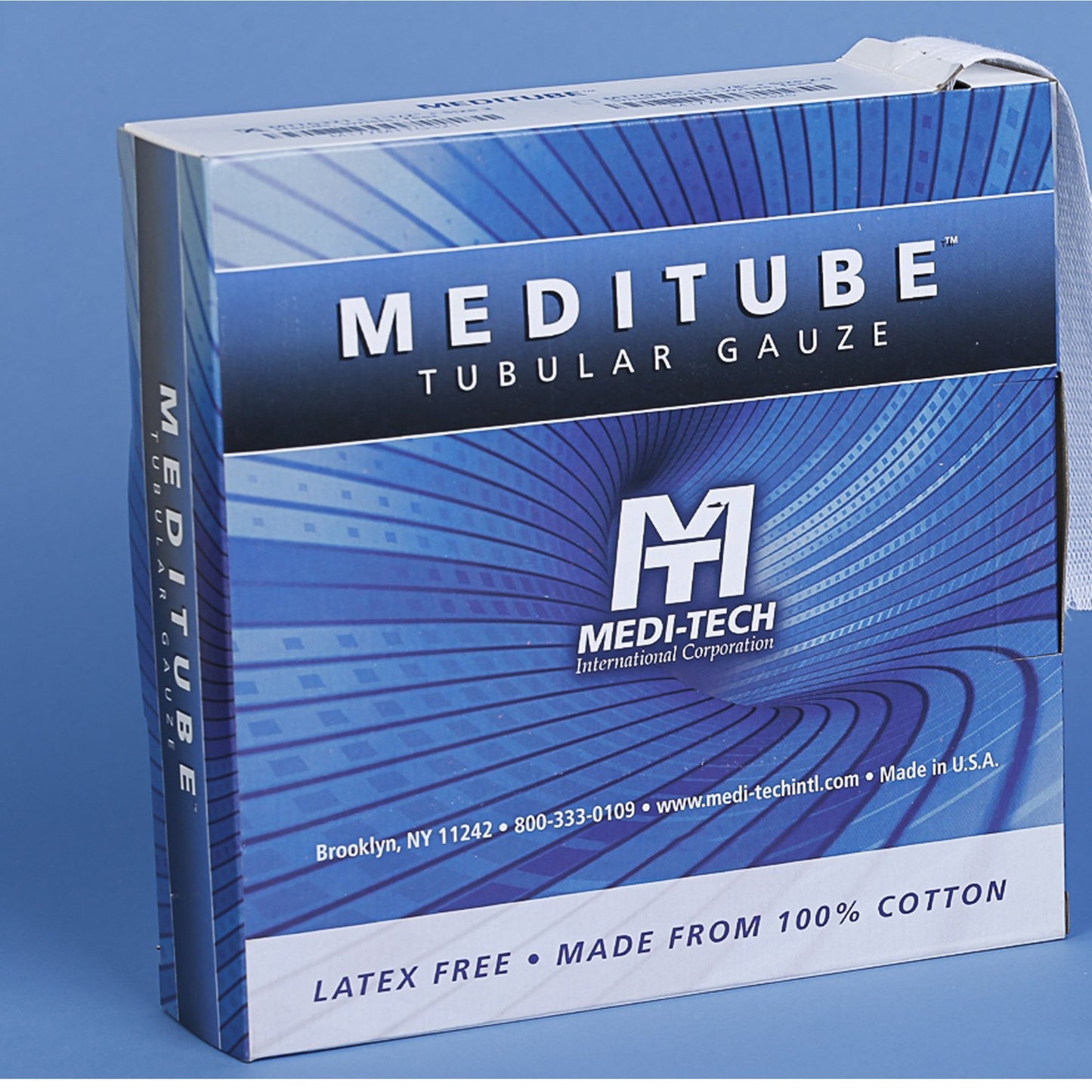 Meditube™ Tubular Retainer Dressing Cotton 5/8 Inch X 50 Yard Size 1 White Small Finger / Toe NonSterile (1128713_BX)
