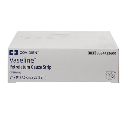 Vaseline® Petrolatum Impregnated Dressing Rectangle 3 X 9 Inch Sterile (32733_DZ)