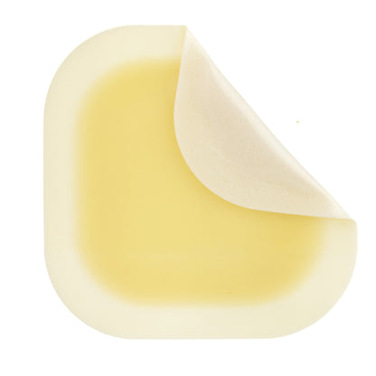 DermaFilm® Thin Hydrocolloid Dressing Film Backing 6 X 6 Inch Square Hydrocolloid / Film (861133_BX)